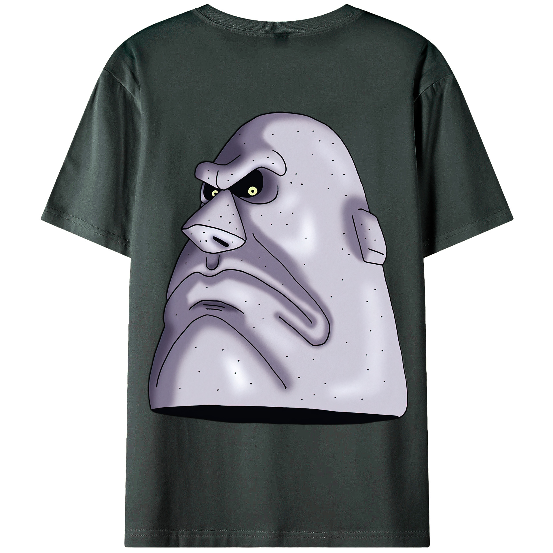 （画像用） ドラゴンクエスト Doragon Kuesuto Dragon Quest 綿100％ メンズ半袖Tシャツ（バックプリント） 通気性